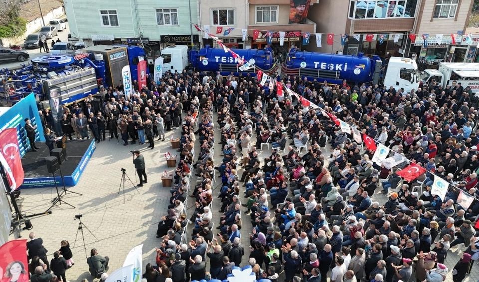 BÜYÜKŞEHİR VE TESKİ'DEN MARMARAEREĞLİSİ'NE DEV ALTYAPI HAMLESİ