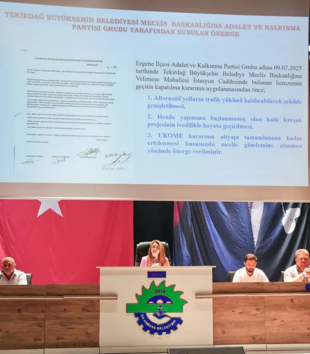 KATLI KAVŞAK PROJESİ TEKİRDAĞ BÜYÜKŞEHİR BELEDİYESİNİN SORUMLULUĞUNDADIR!