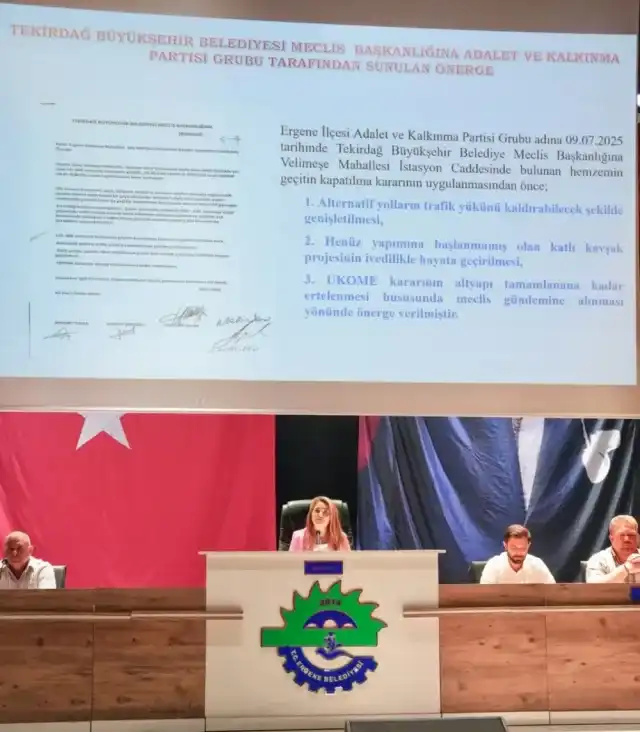 KATLI KAVŞAK PROJESİ TEKİRDAĞ BÜYÜKŞEHİR BELEDİYESİNİN SORUMLULUĞUNDADIR!