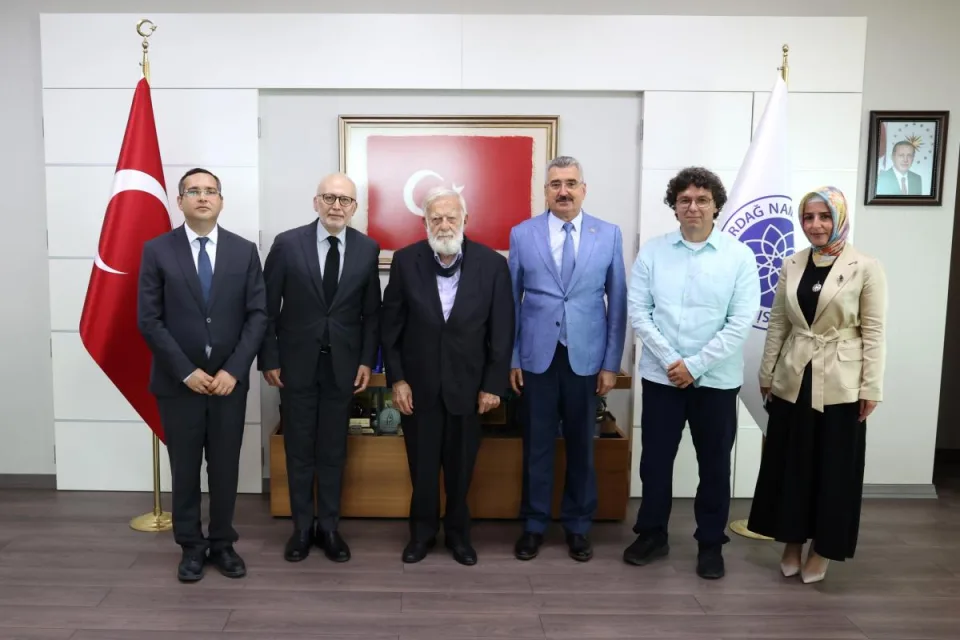 TEKİRDAĞ DEPREM MÜHENDİSLİĞİ VE YAPI TEKNOLOJİLERİ LABORATUVARI’NIN AÇILIŞI KAPSAMINDA PROF. DR. SADETTİN ÖKTEN’DEN REKTÖRÜMÜZE ZİYARET