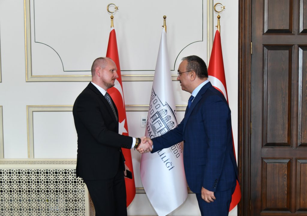 Ukrayna İstanbul Başkonsolosu Nedilskyi Vali Soytürk’ü Ziyaret Etti