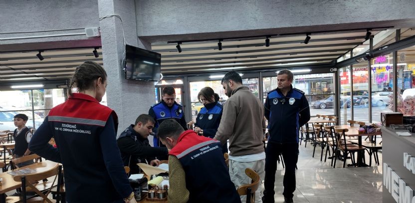 Çorluda Hizmet Veren Gıda İşletmeleri Denetlendi