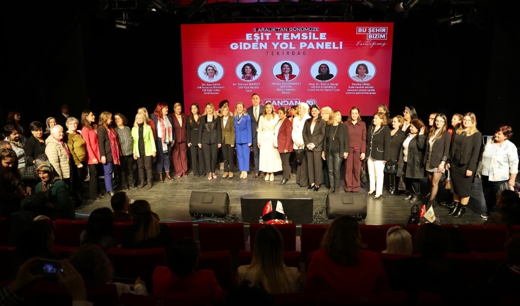 KADINLARIN EŞİT TEMSİL ÇAĞRISI TEKİRDAĞ’DAN YÜKSELDİ